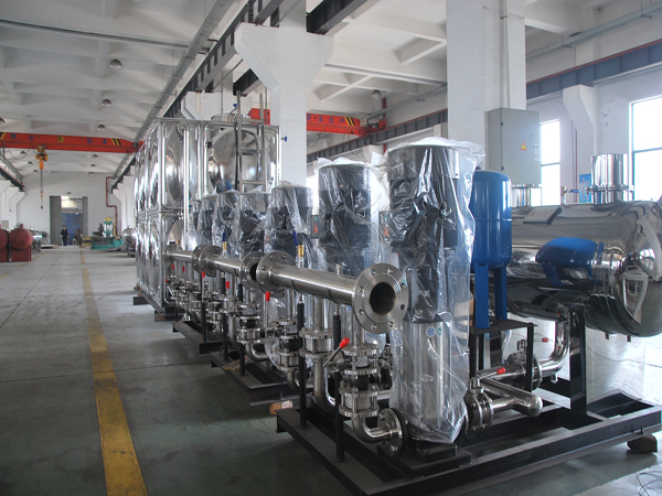 无负压供水设备陈列